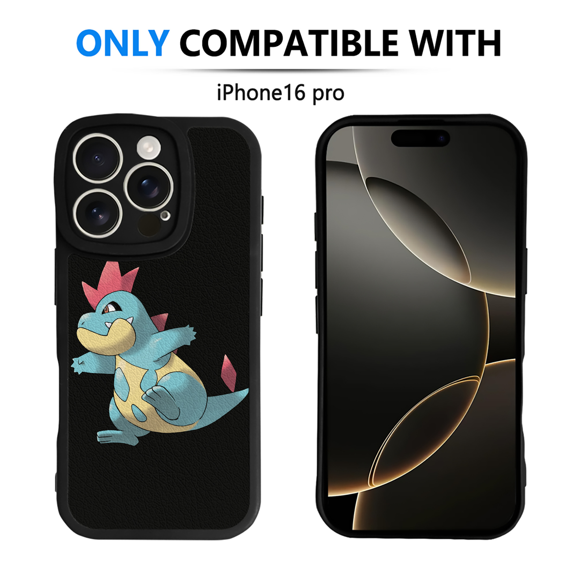（画像用） ポケットモンスター Pokémon 【iPhone 16シリーズ対応】シリコンスマホケース（レザー調） 材質：シリコン